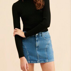 DL1961 Premium Denim Asra Mini Skirt 26 NWT